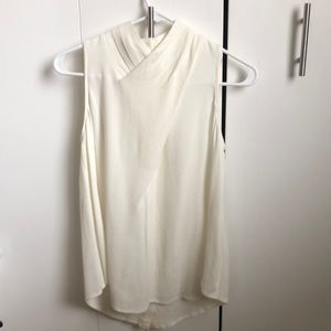 Anthropologie sleeveless tank w/ button up back